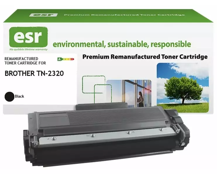 ESR Toner cartridge compatible with Brother TN-2320BK black remanufactured 2.600 pages