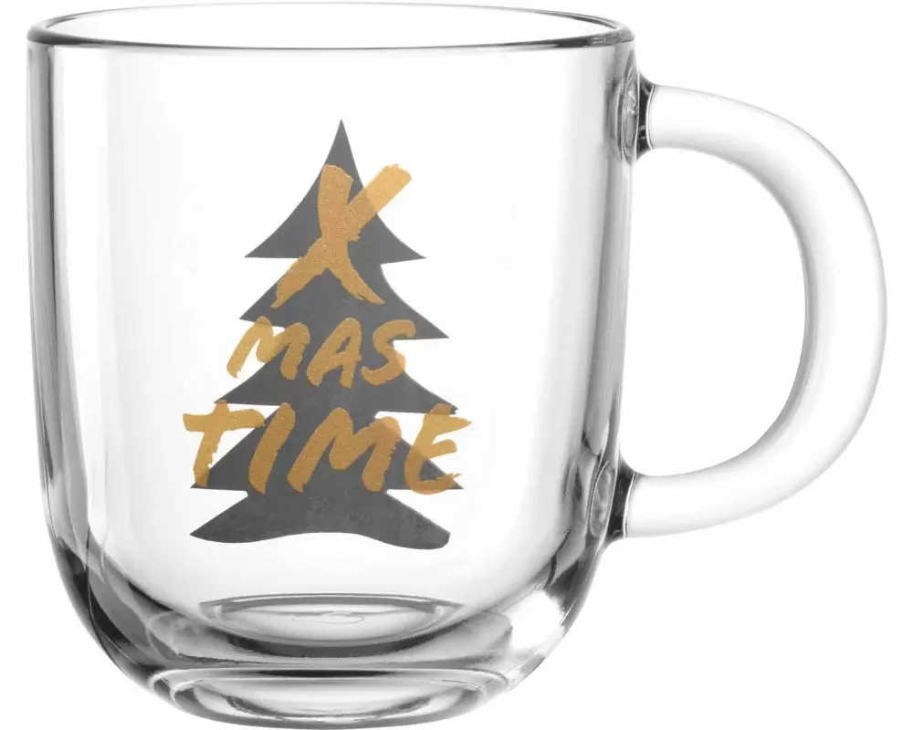 Leonardo Tasse X-Mas Time 400 ml, Transparent