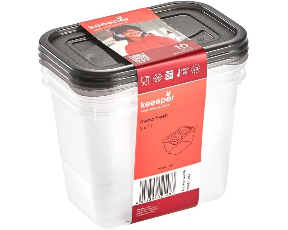 keeeper Fredo fresh 1 l, Transparent/Grau