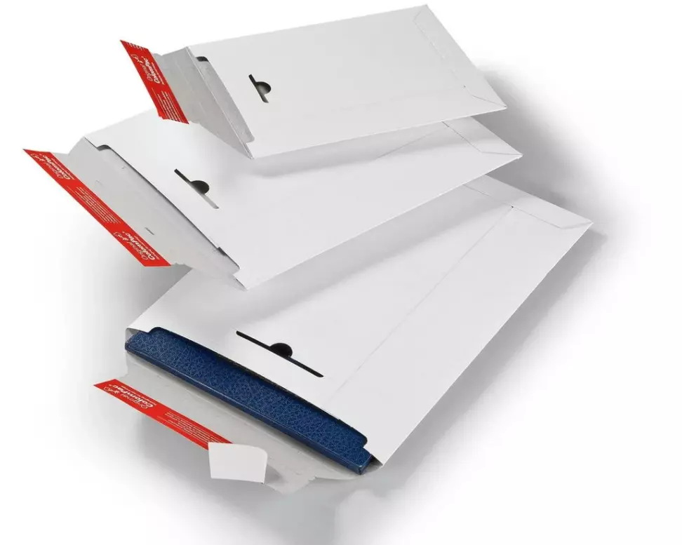 Büromaterial Versandtasche 24.5 x 34.5 x 3 cm, 100 Stück, Weiss