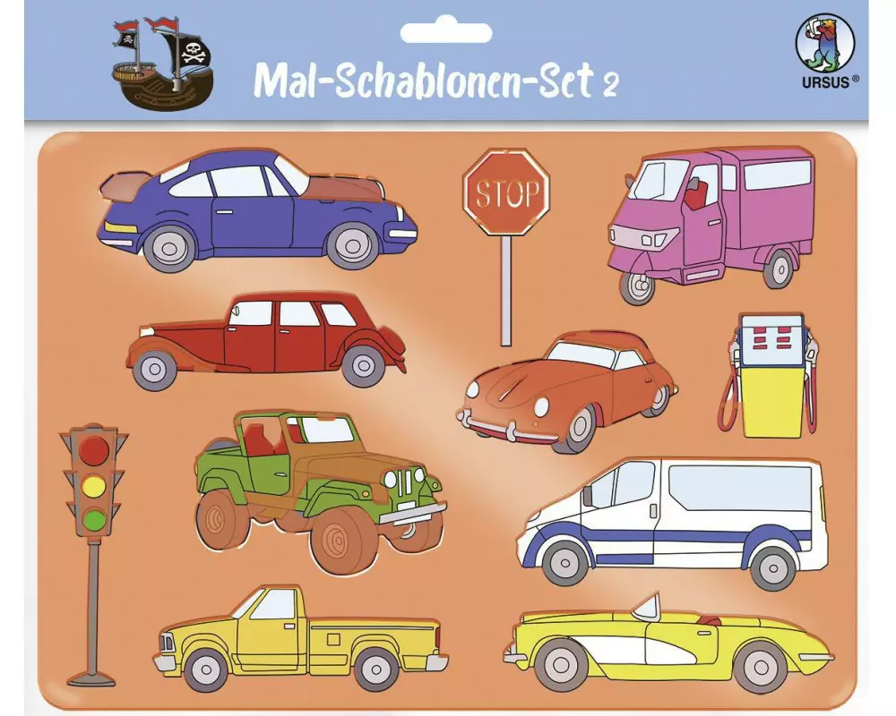 URSUS Schablone Boys 6er Set