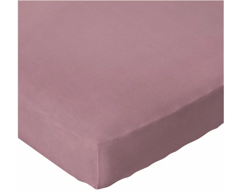 Divina Textil SuperStretch-Fixleintuch 90-100x190-220x17-25 cm malva