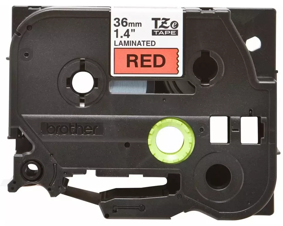 Brother Beschriftungsband TZe-461 Schwarz auf Rot