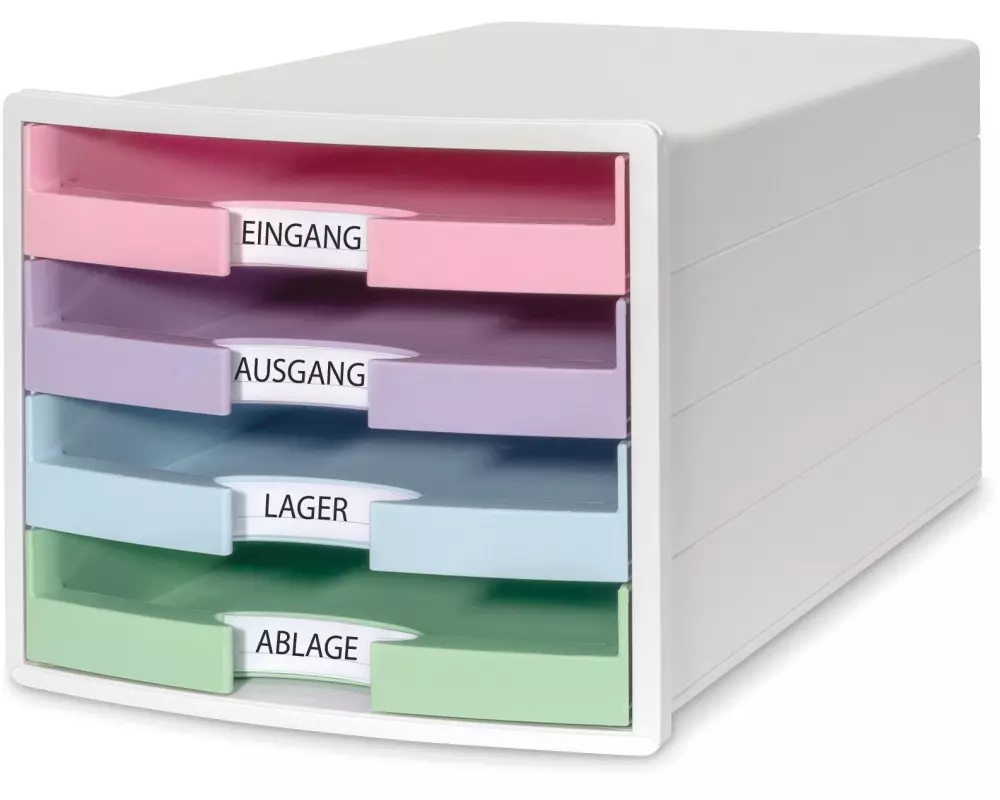 HAN Schubladenbox IMPULS Weiss / Pastell