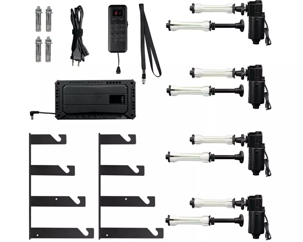 Dörr Aufhängung Funk Motor für 4 Papierhintergründe