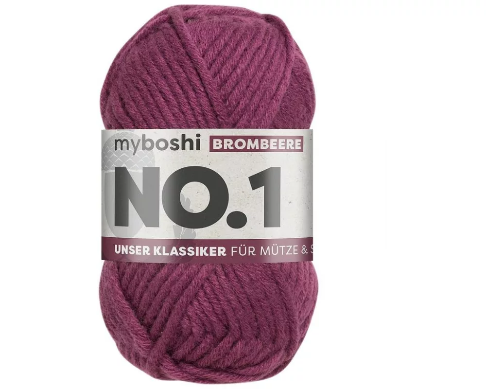 myBoshi Wolle Nr.1 Brombeere 50 g, 55 m