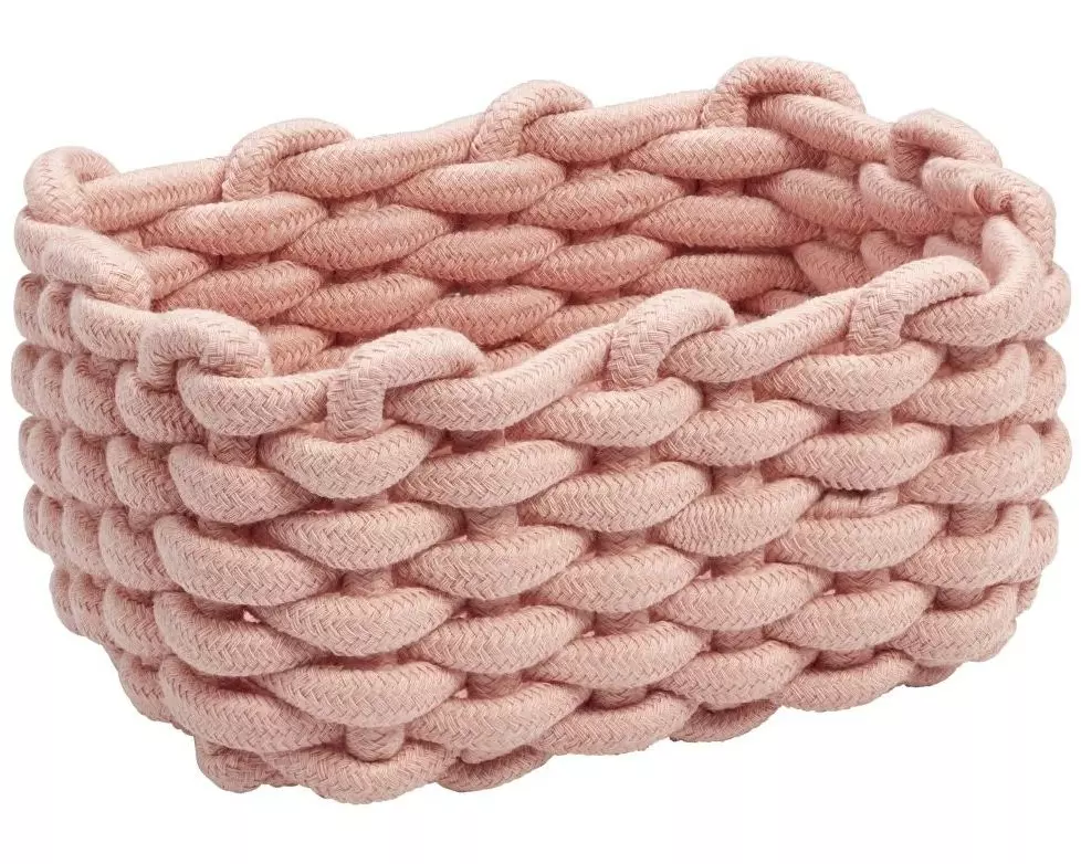 diaqua Aufbewahrungskorb Cord rosa Rosa