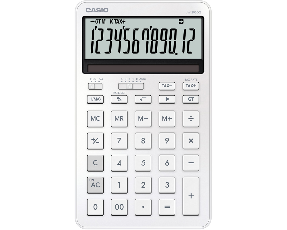 CASIO Taschenrechner JW-200DQ weiss