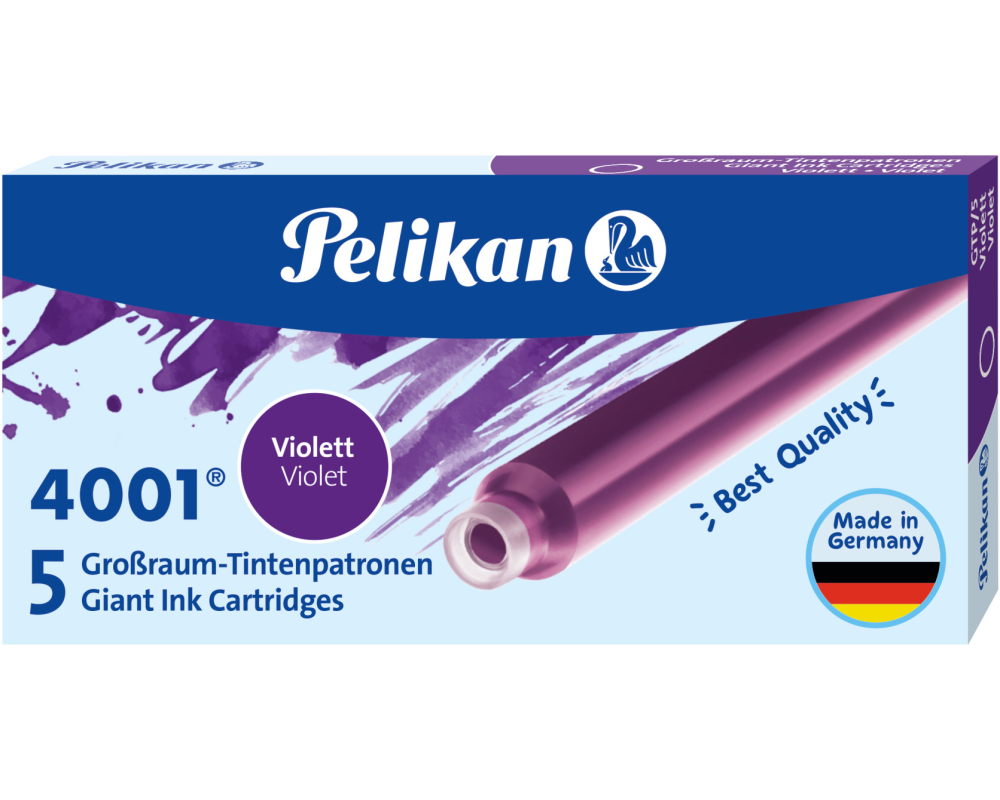 PELIKAN Tinte 4001 GTP/5 310664 violett 5 Stück