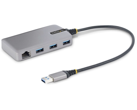 StarTech.com 5G3AGBB-USB-A-HUB laptop dock/port replicator Kabelgebunden USB 3.2 Gen 1 (3.1 Gen 1) Type-A Grau