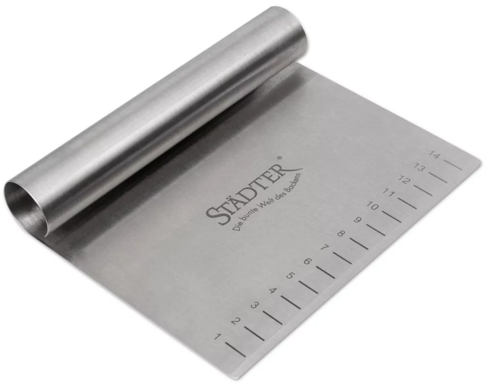 Städter Teigkarte Profi Silber, 15 x 12 cm