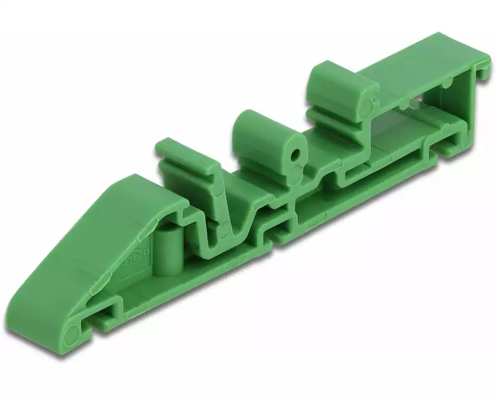Delock Halterung 85 mm Hutschienenclip für Platine, 4 Stück