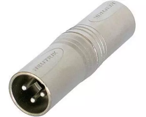 Neutrik Audio-Adapter NA3MM XLR 3 Pole, male - XLR 3 Pole, male