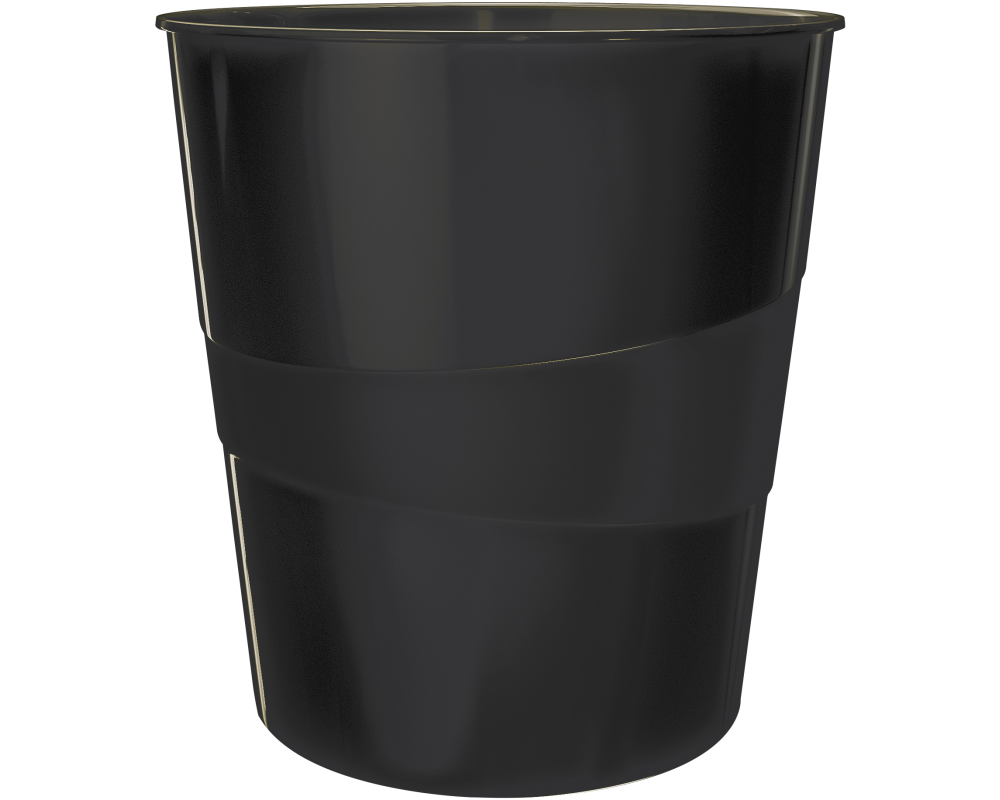 LEITZ Papierkorb WOW 15 Liter 5278-10-95 schwarz