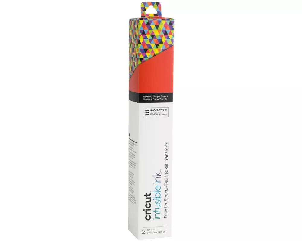 Cricut Aufbügelfolie Infusible Ink Triangle Brights 2 Stück
