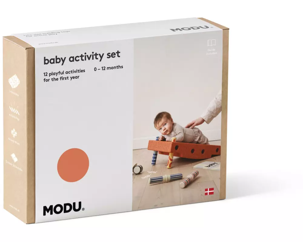 MODU Baby Activity Set Burnt Orange / Dusty Green