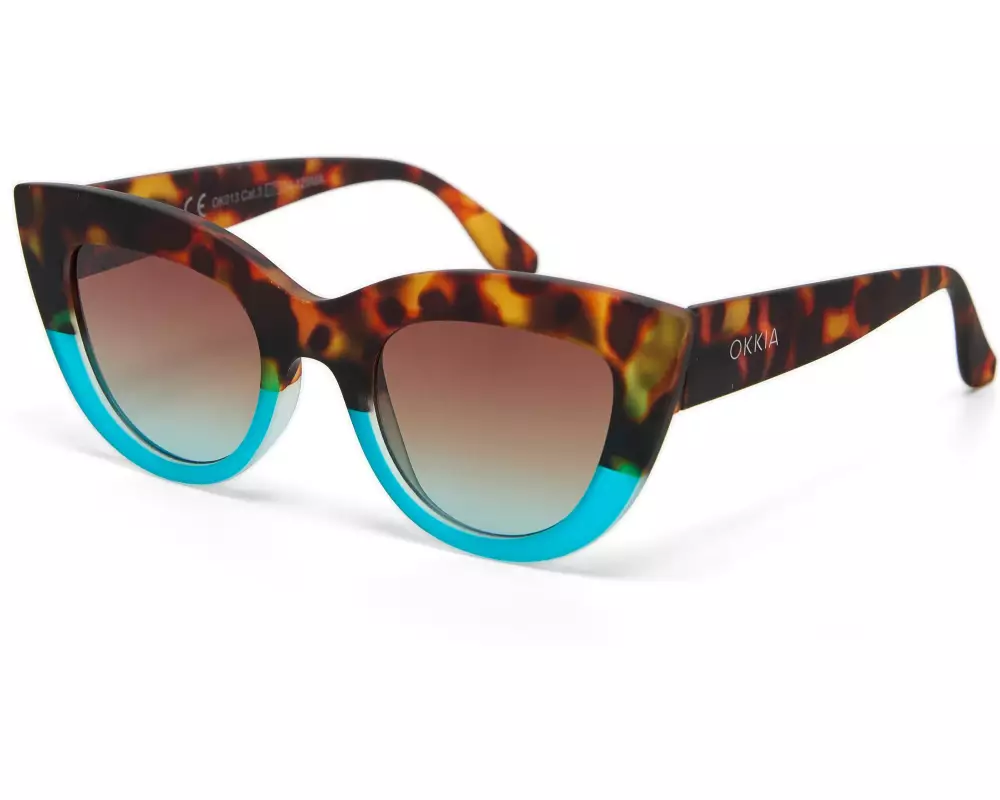 OKKIA Sonnenbrille Claudia Havanna Blue