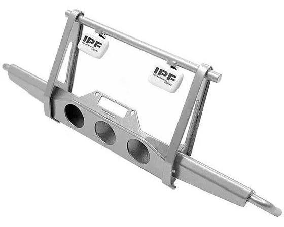 RC4WD Modellbau-Stossstange Shirya Winch IPF Lights VS4-10 Silber