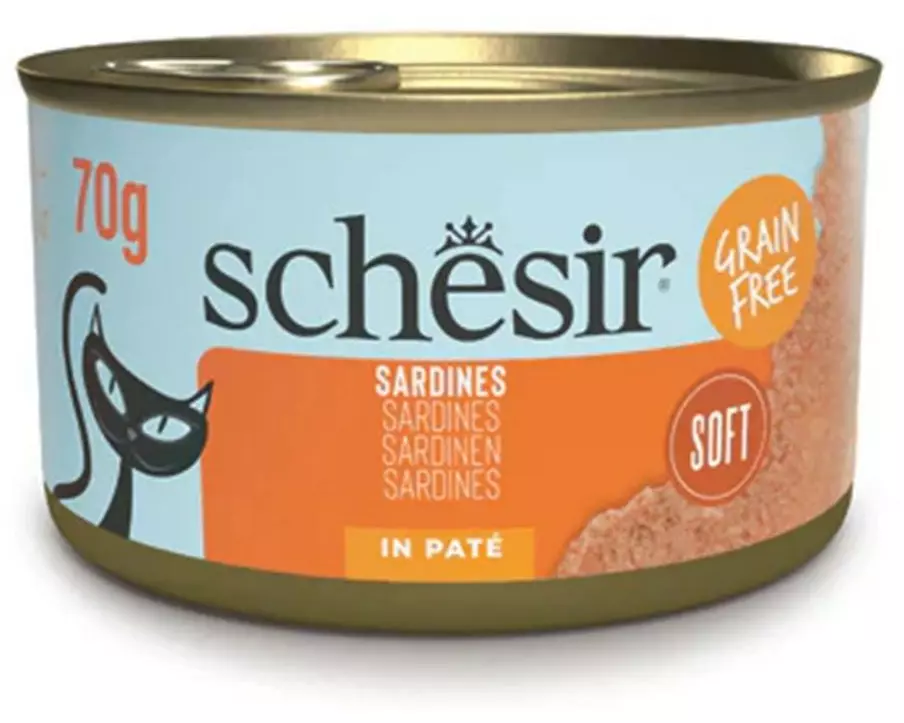 Schesir Nassfutter Sardinenpastete 70 g