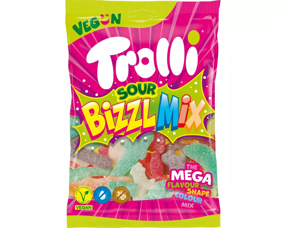 Trolli Gummibonbons Bizzl Mix 200 g