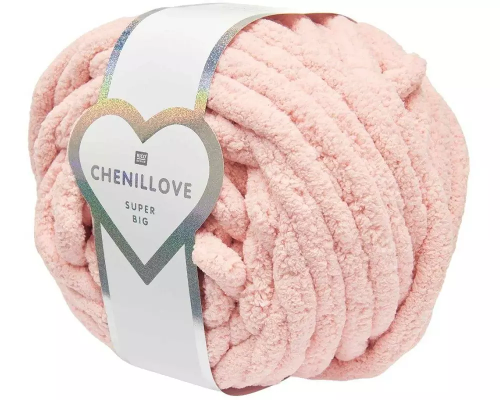 Rico Design Wolle Rico Chenillove Super Big 300 g, Rosa