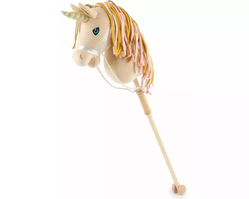 bieco Steckentier Einhorn Aurora Mehrfarbig/Beige