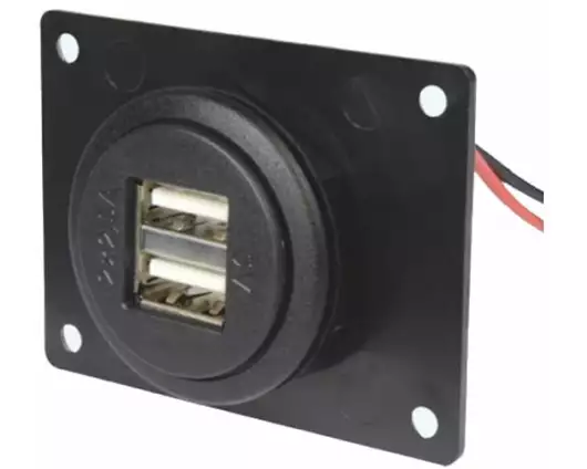 Südo Steckdose 24/12 V 5A Doppel-USB