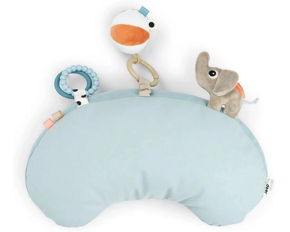 done by deer Tummy time Spielkissen Playground Blau
