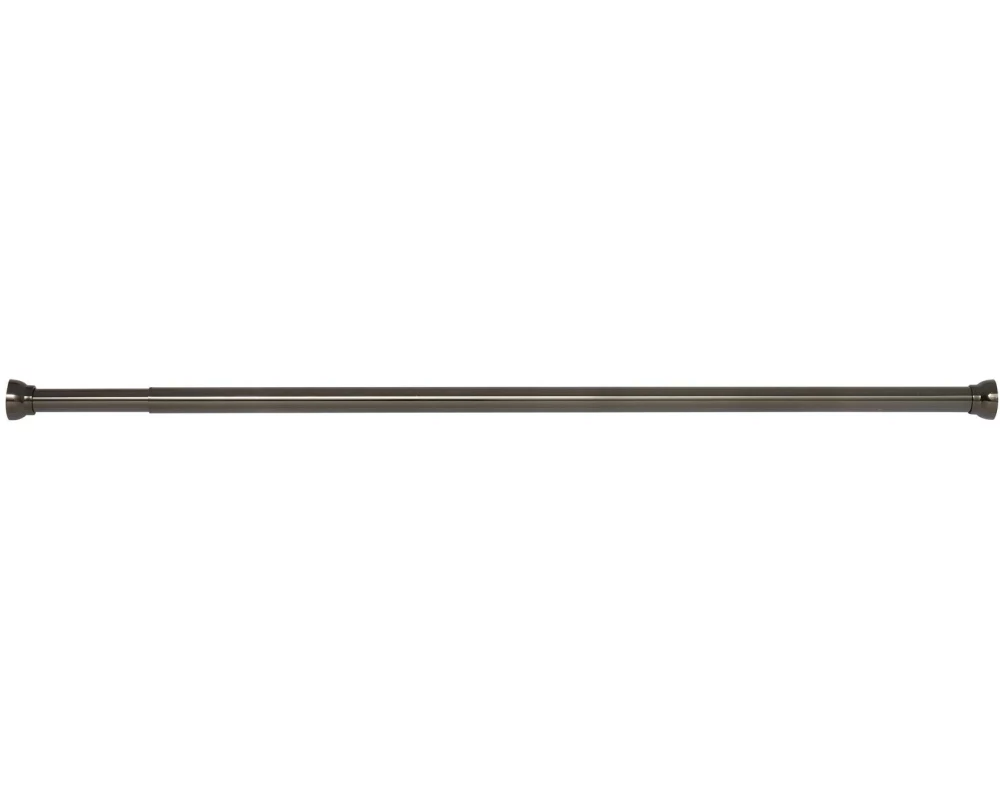 spirella Duschvorhangstange Kreta 125/220 x 2.1 cm, Titan black