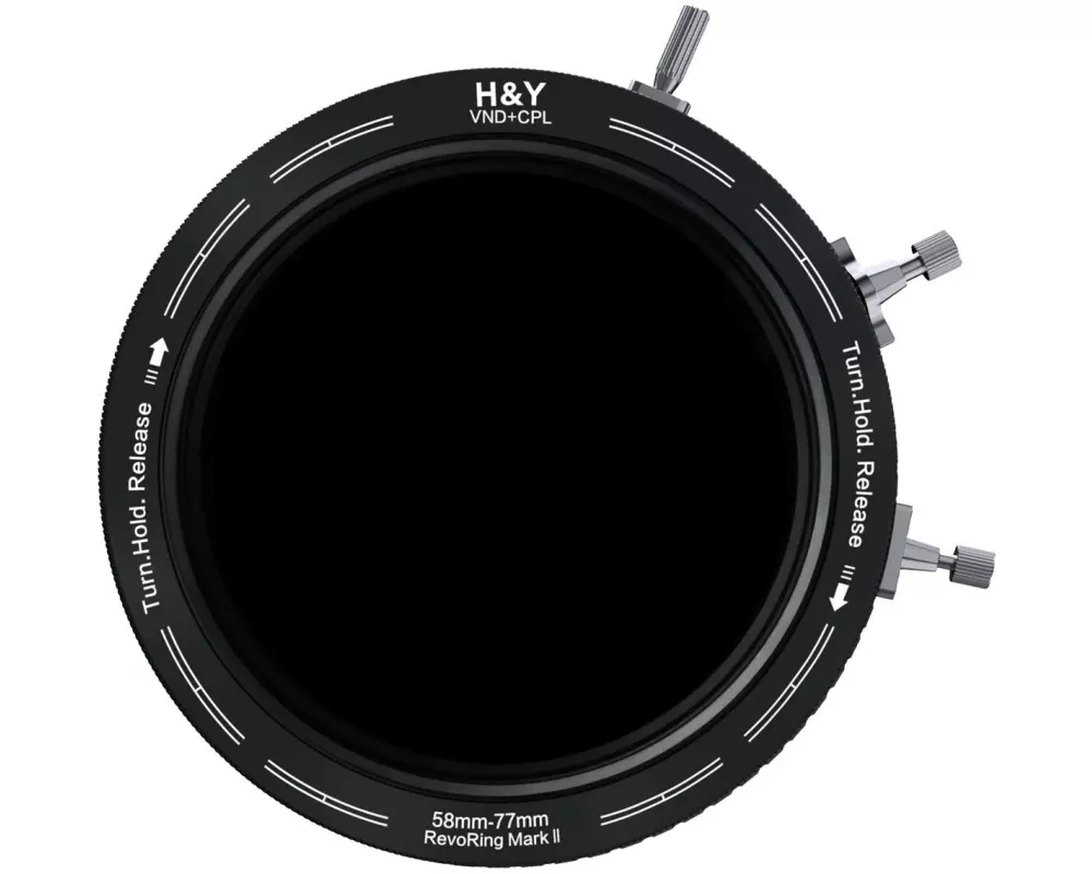H&Y RevoRing ND3-1000+CPL Filter Mark II 58-77 mm – 77 mm