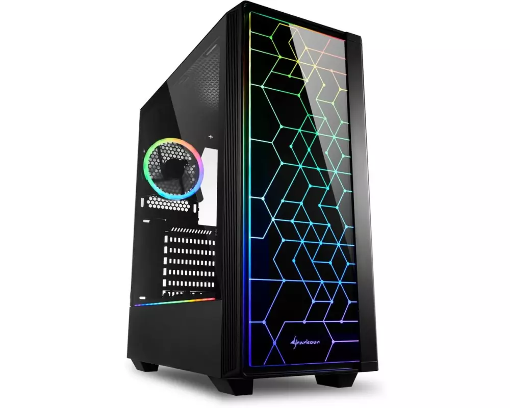 Sharkoon PC-Gehäuse RGB LIT 100