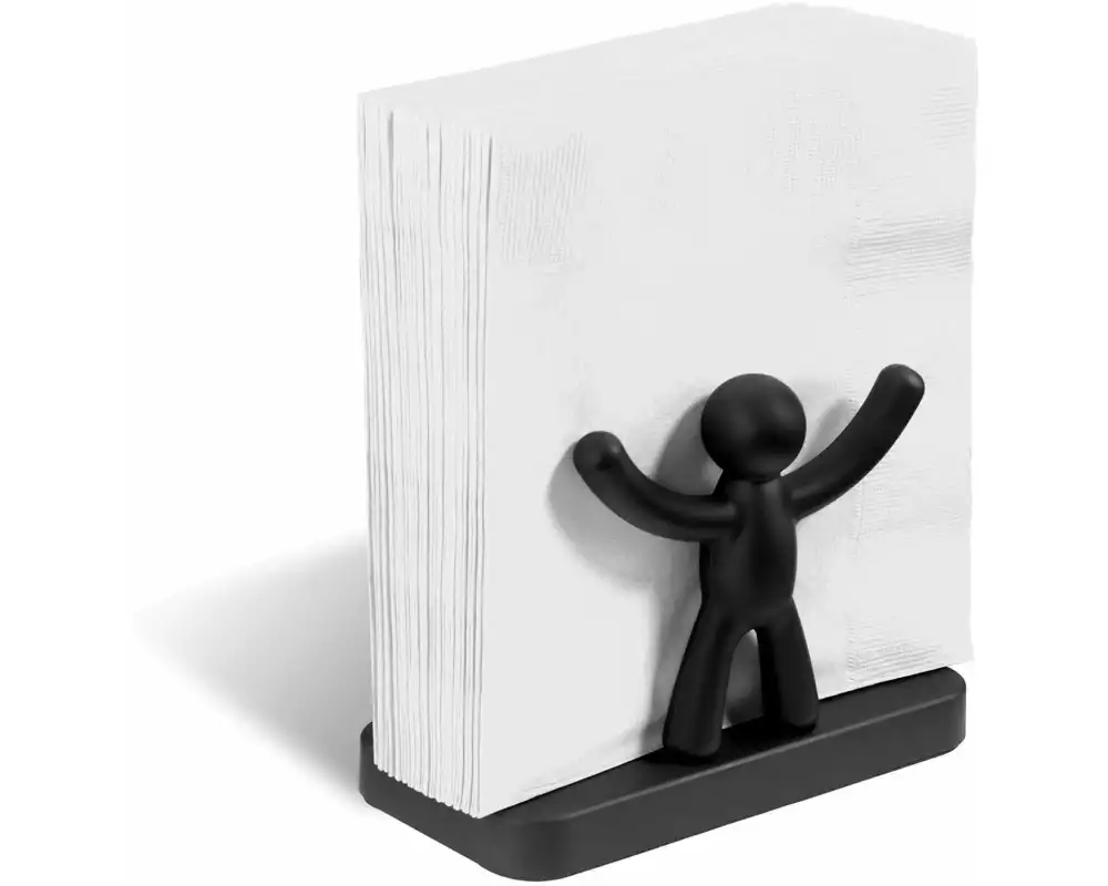 Umbra Serviettenhalter Buddy Schwarz