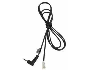 JABRA RJ10 Cord to 2.5mm pin plug 1.0meter for Panasonic KX-T 7630 7633 7635 and e.g. GN9300 GN9120 GN Ellipse GN8000