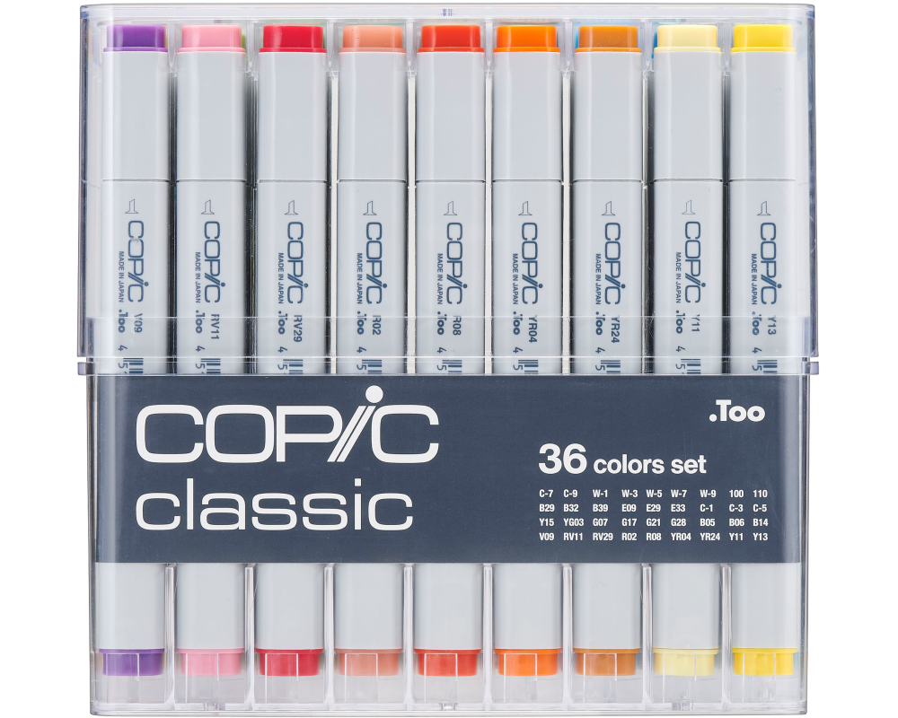 COPIC Marker Classic 20075158 Basis-Set, 36 Stück