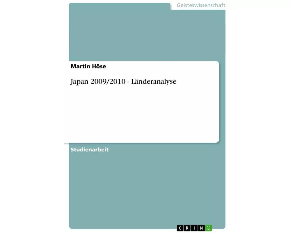 Japan 2009/2010 - Länderanalyse