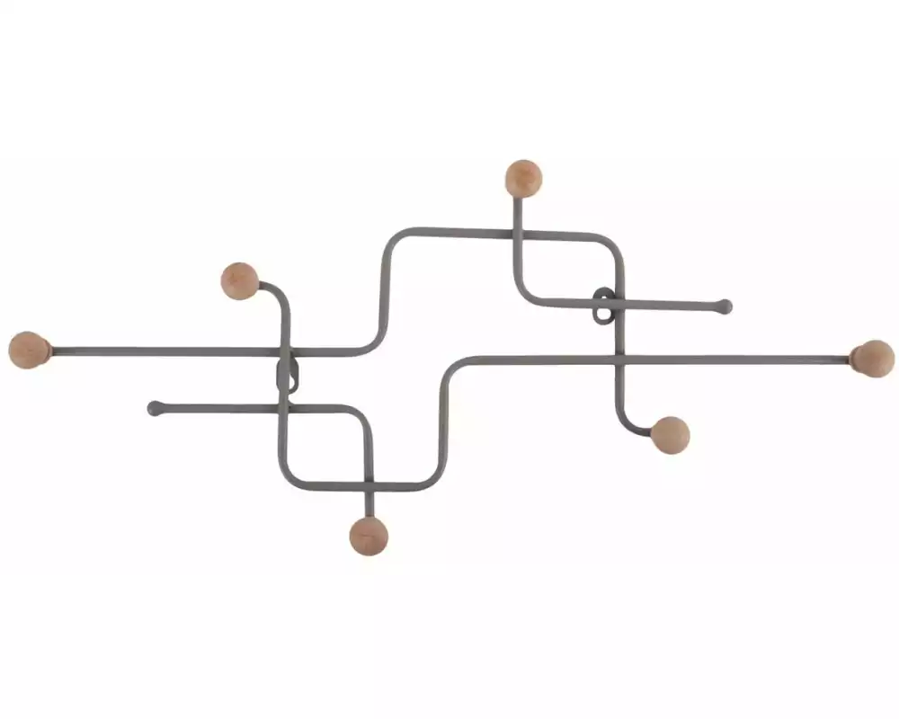 present time Wandgarderobe Metro 60.5 x 26.5 cm, Cool grey