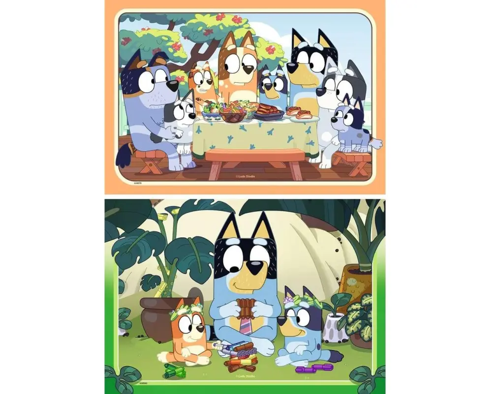 Ravensburger Puzzle Bluey 2 x 24 Teile