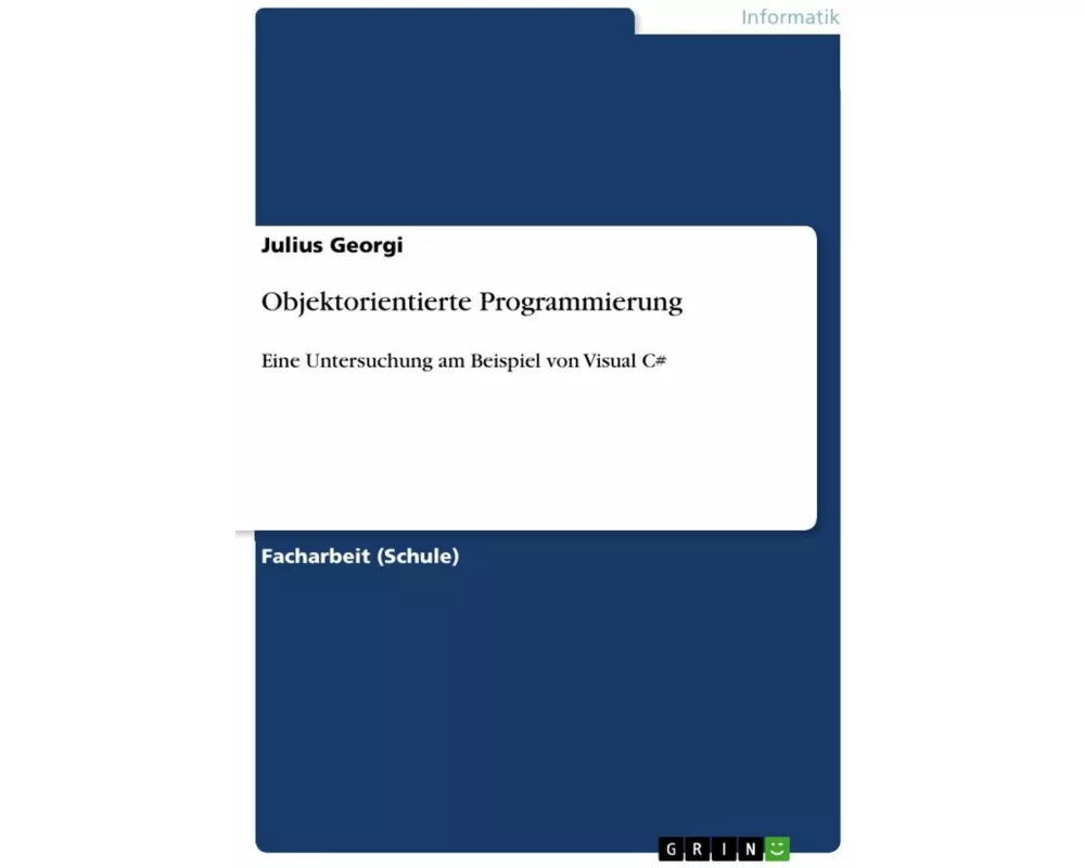 Objektorientierte Programmierung