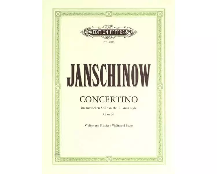 Concertino im russischen Stil op. 35