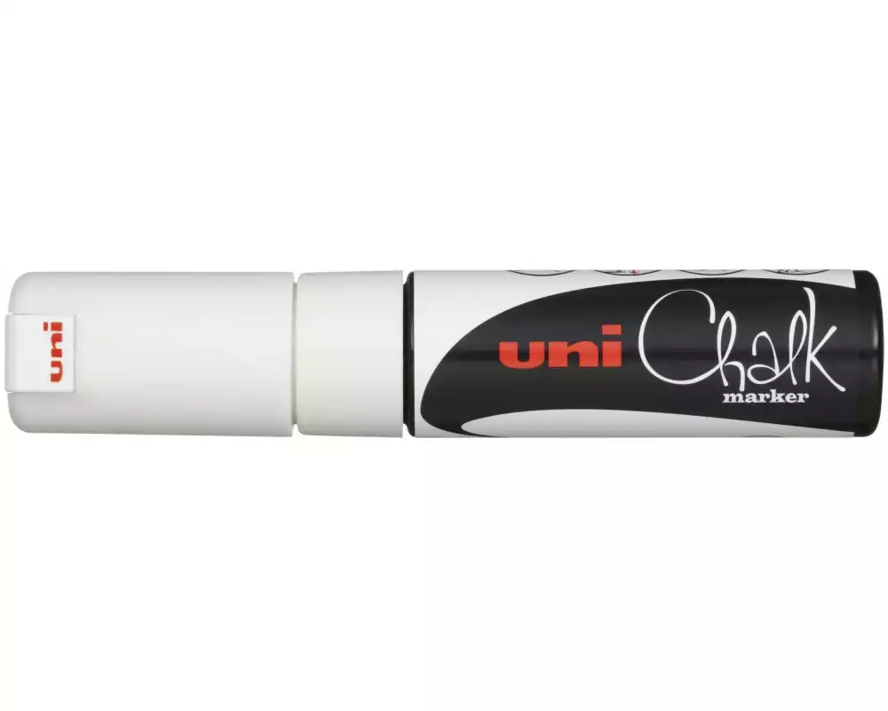 Uni Kreidemarker Uni CHALK 8 mm Weiss