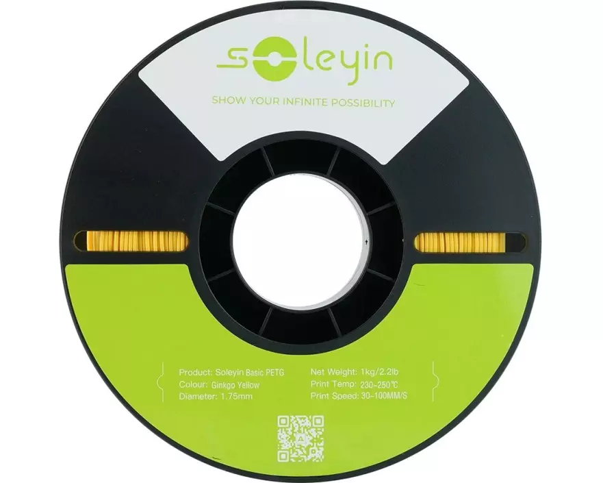 Creality Filament Soleyin PETG Ginko Gelb 1.75 mm 1 kg