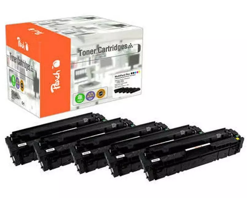 Peach Tonerset HP Nr. 201A 2x Black, 1x Cyan, Magenta, Yellow