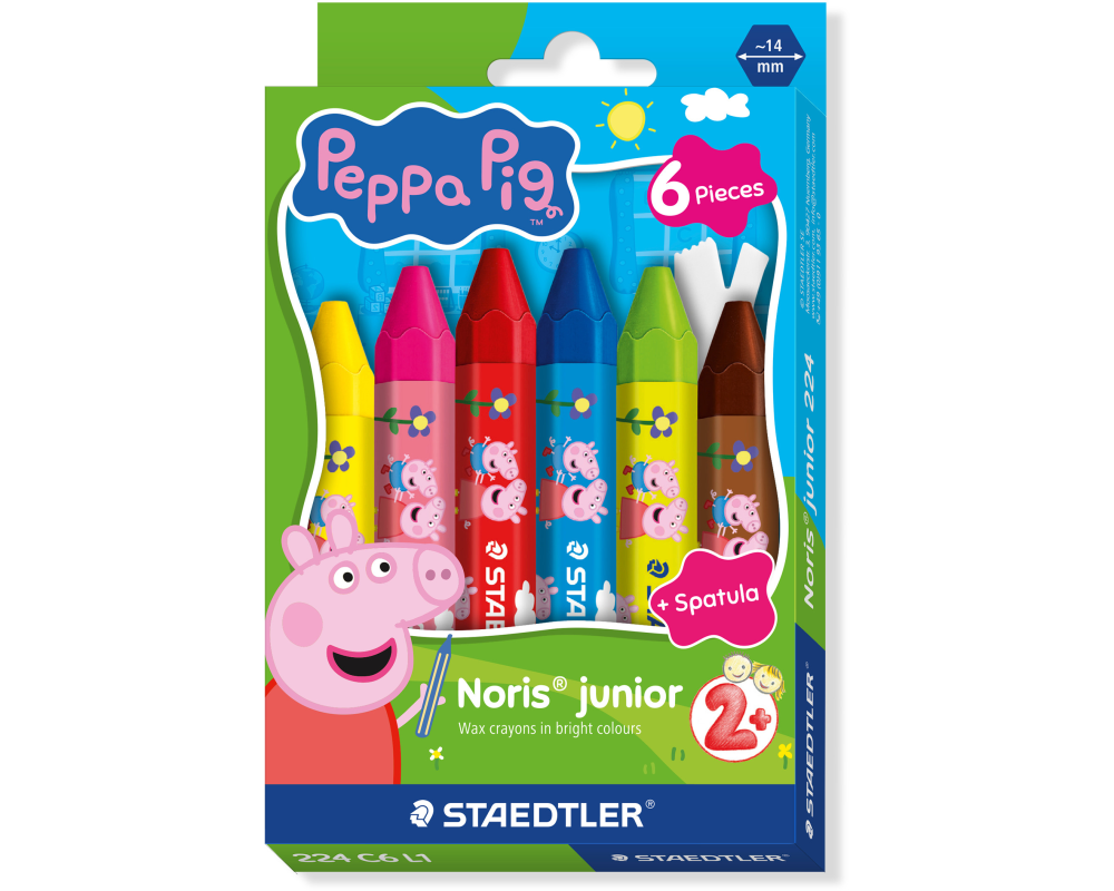 Staedtler Wachsmalstifte Peppa Pig 6er Karton