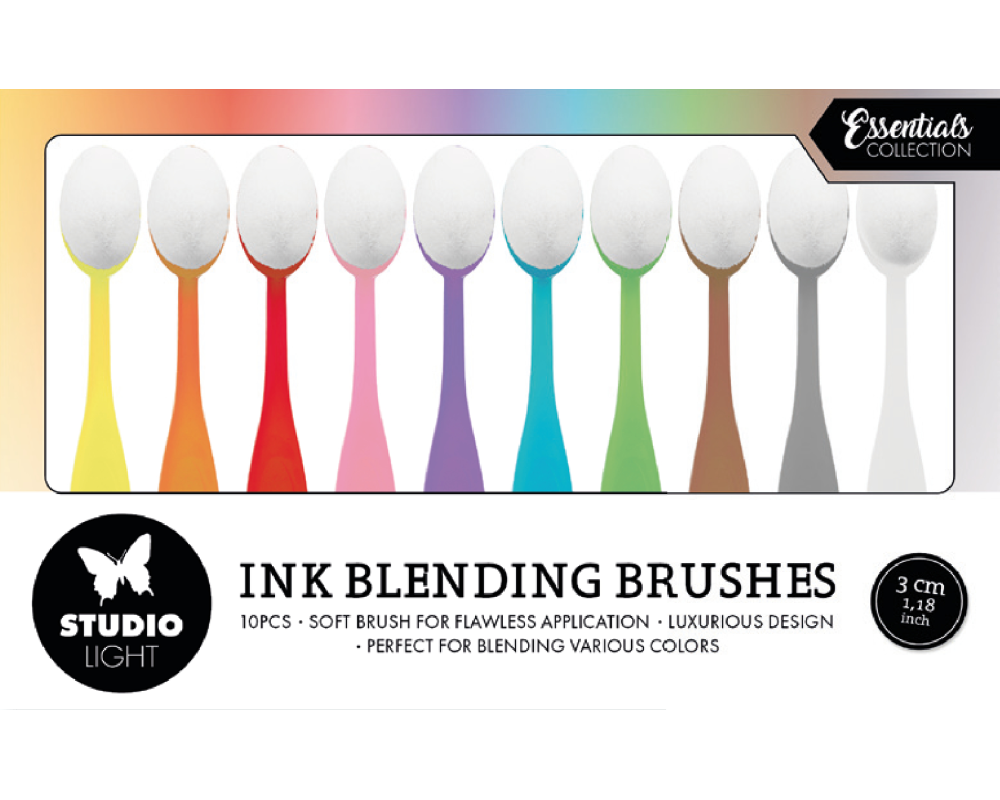 SIZZIX Mischpinsel 27.4x17x2.5cm BBRU08 Kopfgrösse 3 cm 5 Stück