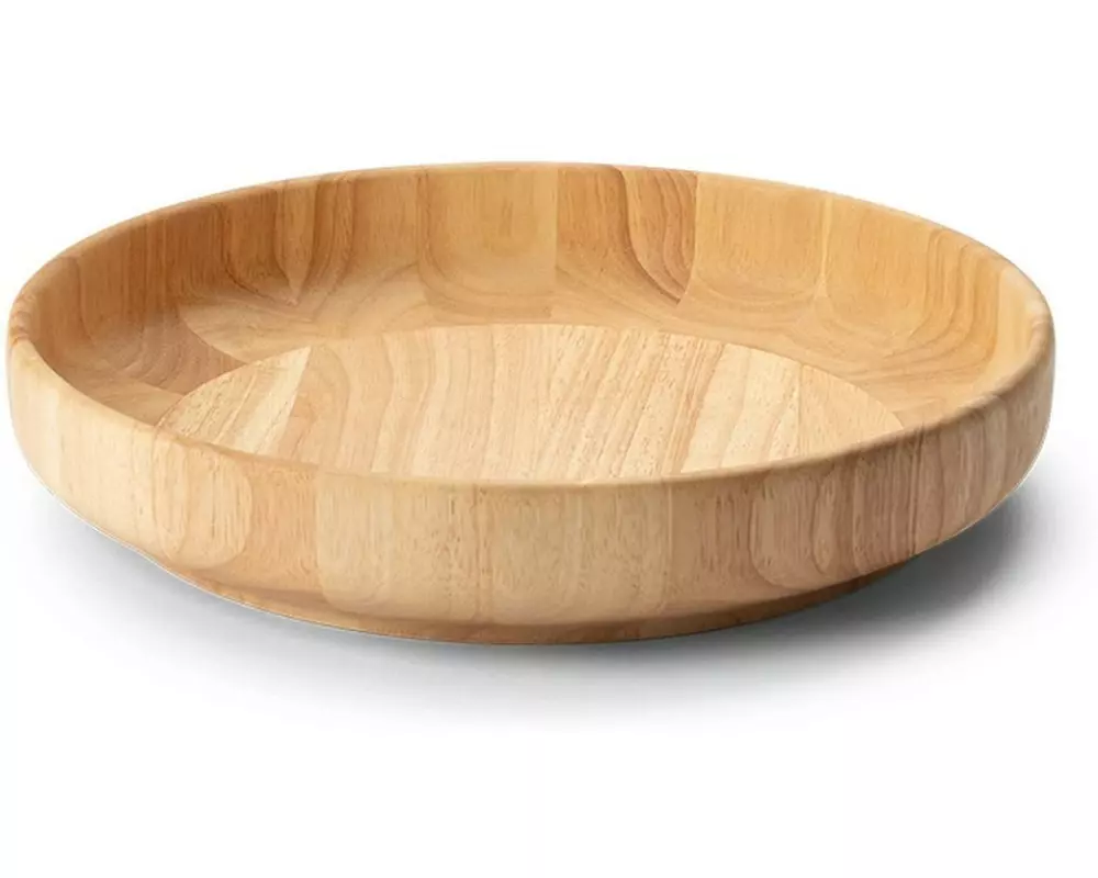 Continenta Gummibaum Schale 32 x 6 cm 1 Stück, Braun