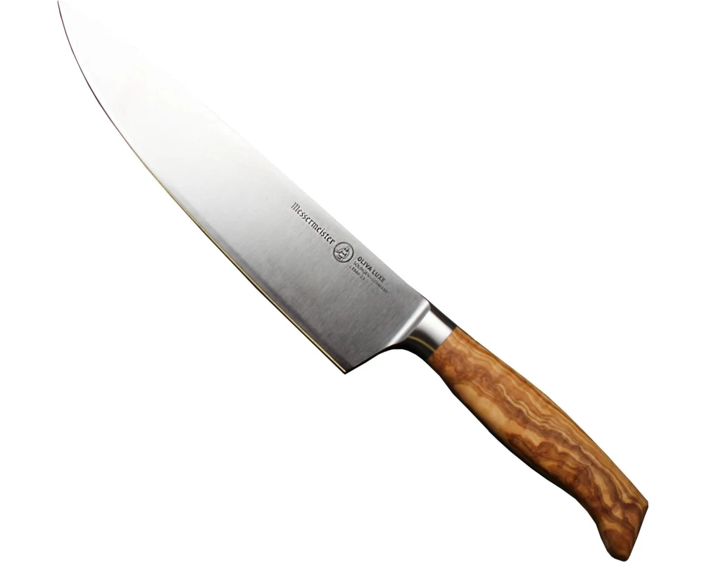 Messermeister Kochmesser Oliva Luxe 23 cm, Nature/Silber