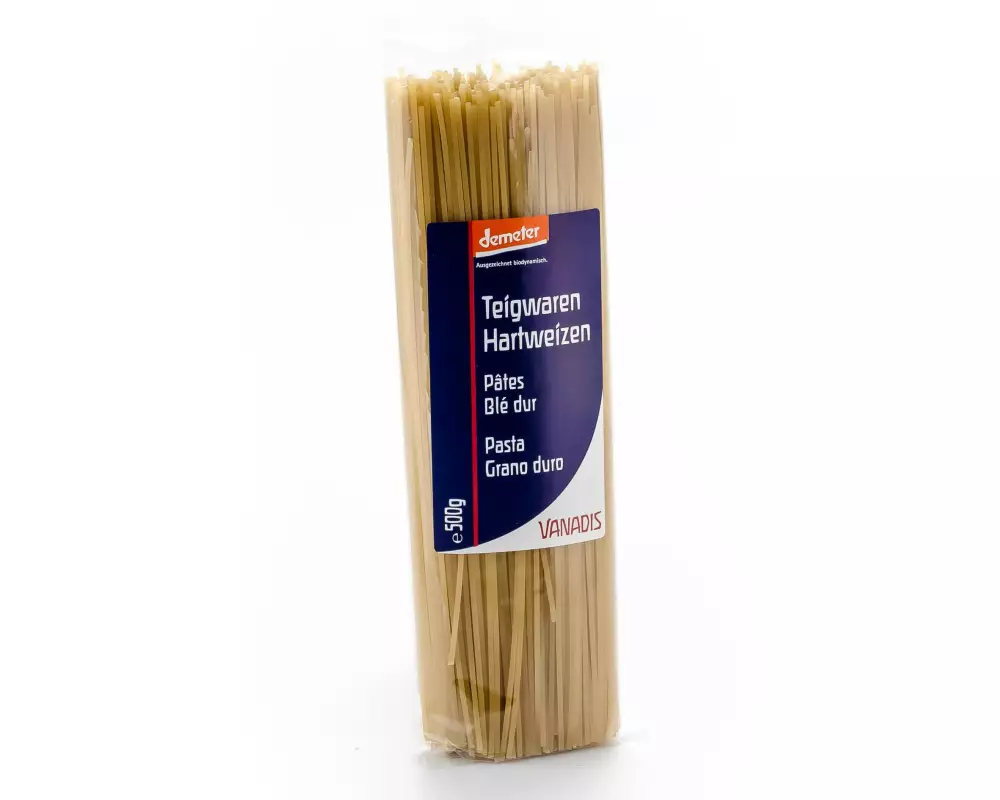 Vanadis Spaghetti Hartweizen hell, Demeter 500 g