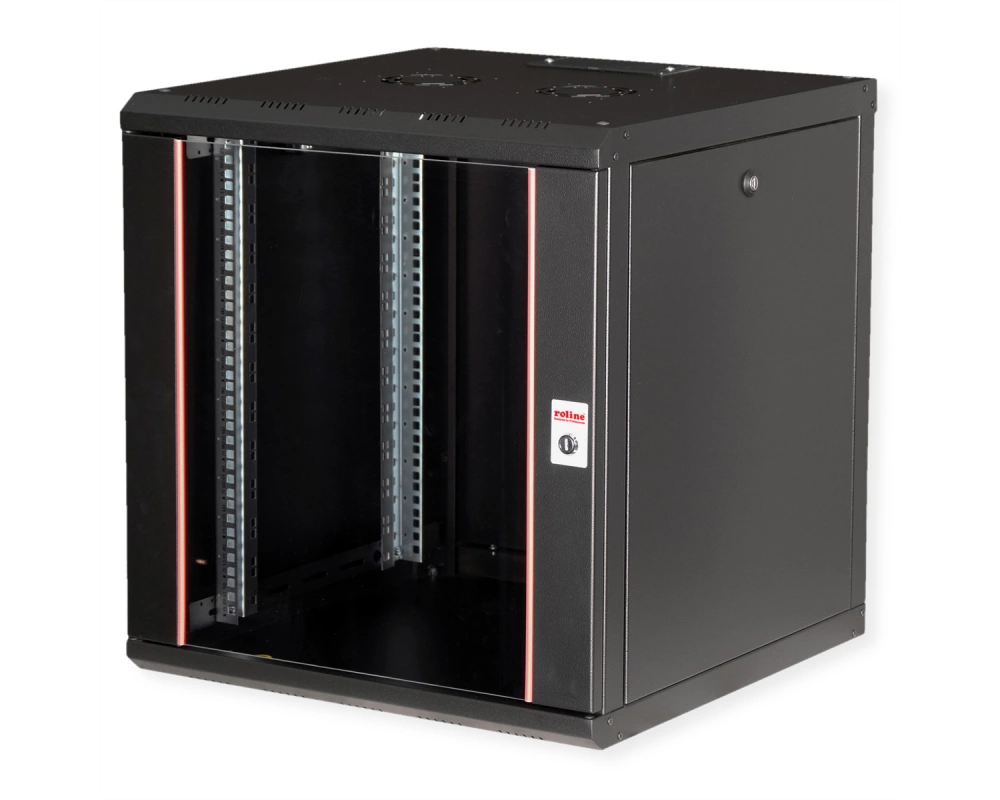 ROLINE 19-Zoll Wandgehäuse Pro 12 HE, 600x600 BxT schwarz