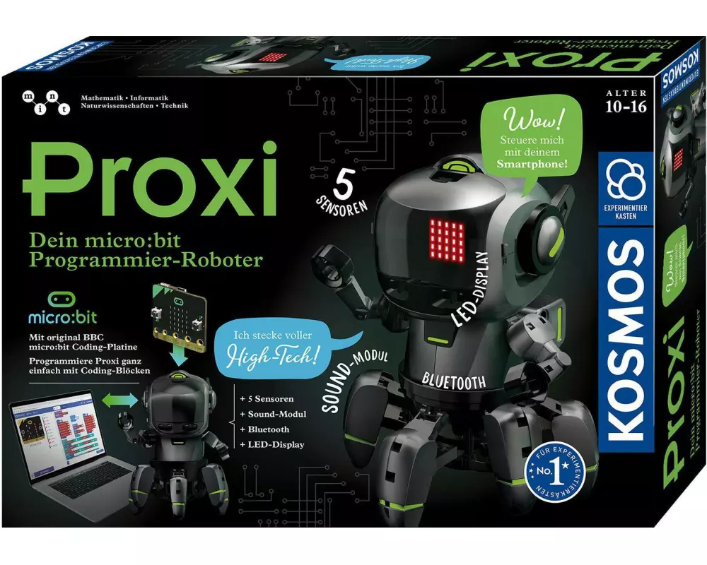 Kosmos Experimentierkasten Proxi – Programmier-Roboter