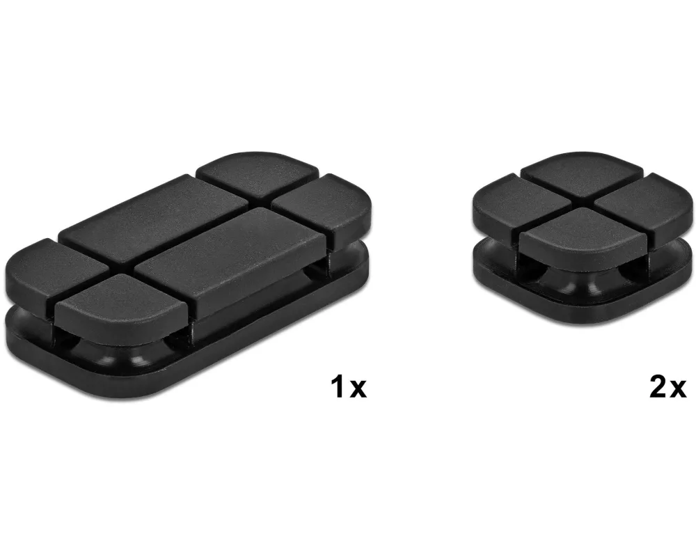 Delock Kabelhalter Kabelhalter Kombi Set 3 Stück